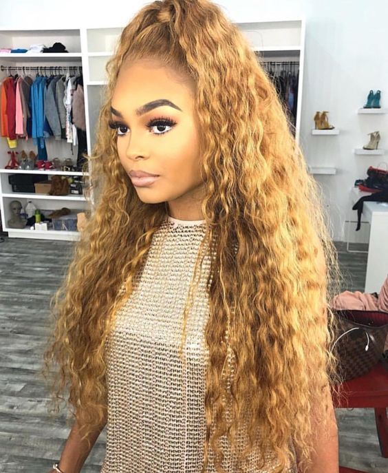 Blonde Water Curly - Vanlov Hair