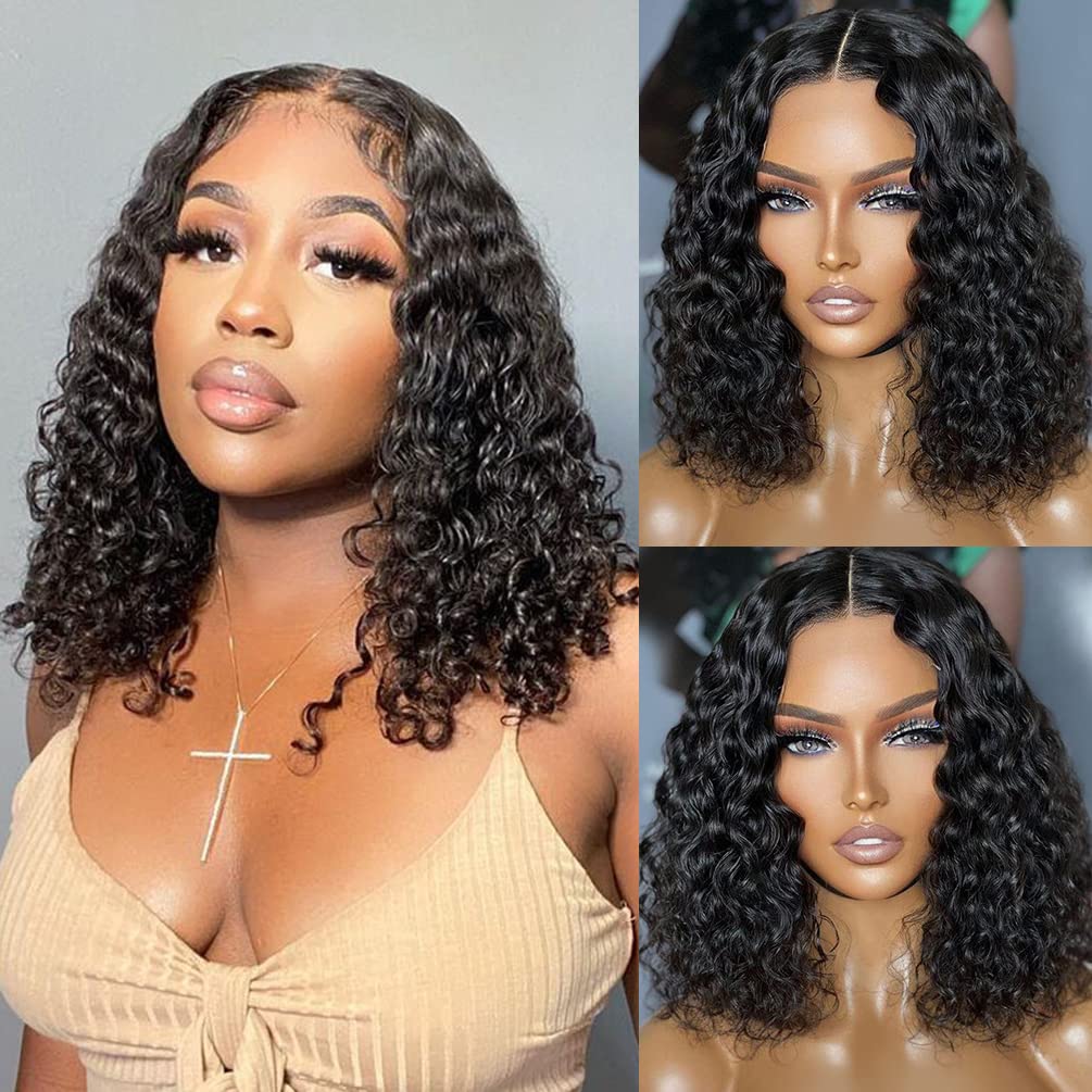 Wear and Go Glueless Human Hair Wig 4x4 4x6 13x4 Transparent Lace  Wigs