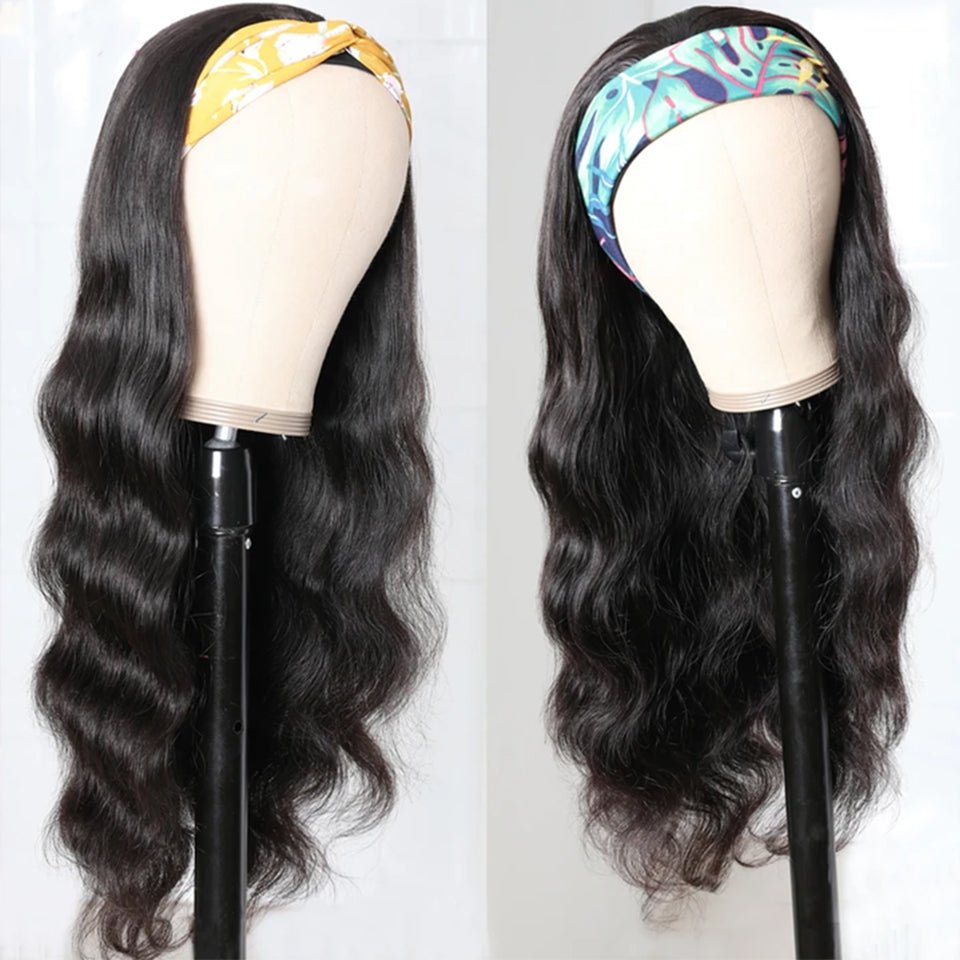 Vanlov Hair-Vanlov Body Wave Headband Wigs Virgin Human Hair Wigs 150%-250% Density