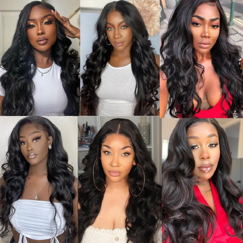 Vanlov Hair-Wear ang Go Glueless Lace Wig Body Wave Human Hair Wigs for Black Women HD Lace Front Wigs Human Hair